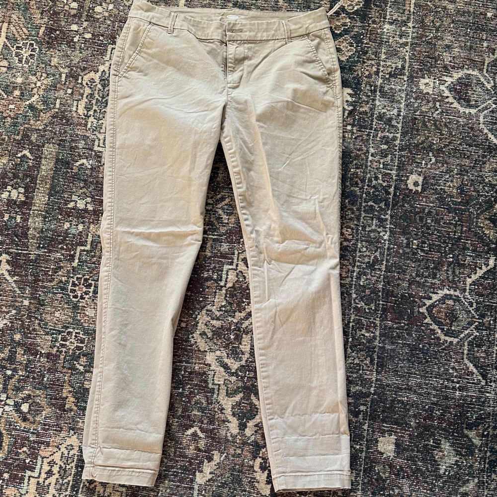 Old Navy Khaki Skinny Pants